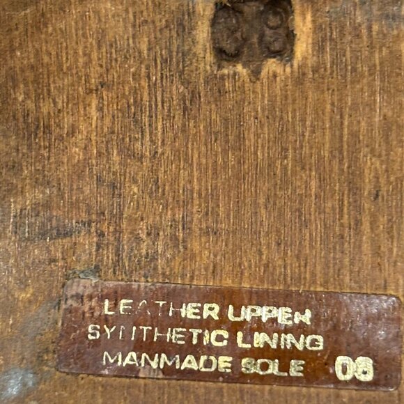 Sacco Cognac Leather Fur Trim Clog Boots | 2.5" Wood Heel | EU 38 / US 7.5 - Picture 5 of 8